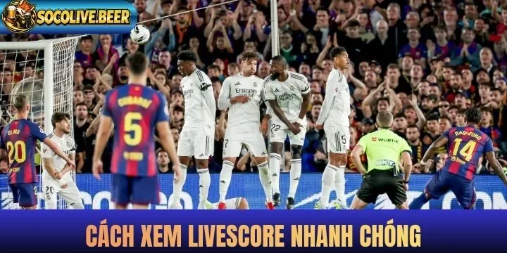 Hướng dẫn newbie cách theo dõi livescore nhanh chóng
