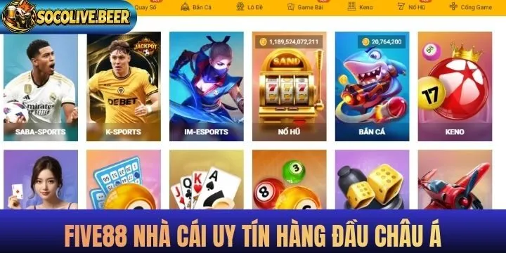 Five88 nhà cái uy tín hàng đầu điểm đến hoàn hảo