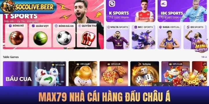 Max79 nhà cái hàng đầu Châu Á