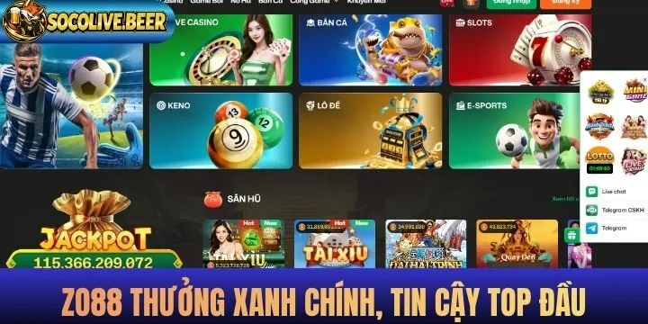 Zo88 thưởng xanh chín, tin cậy top đầu