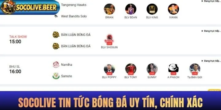 Socolive gây ấn tượng bởi sự chỉn chu về mọi mặt